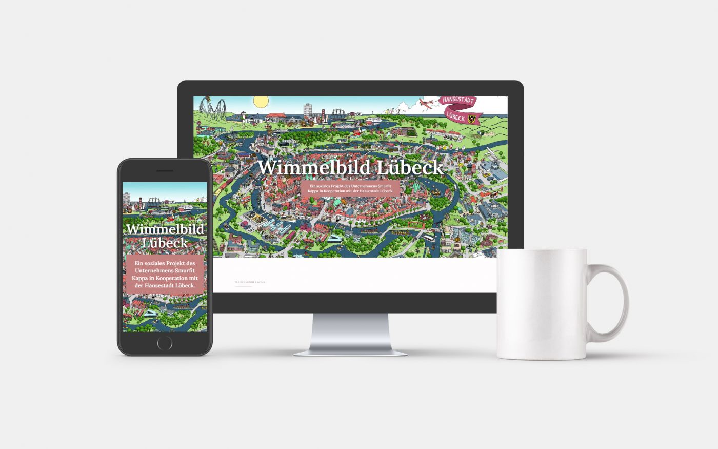 Wimmelbild Lübeck Website