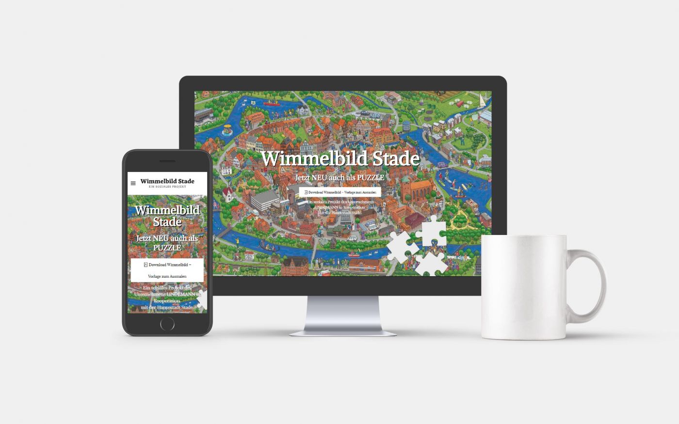 Wimmelbild Website